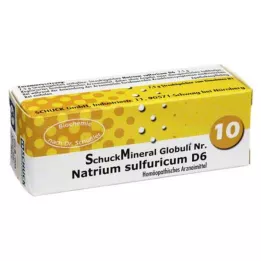 SCHUCKMINERAL Kürecikler 10 sodyum sülfürikum D6, 7,5 g