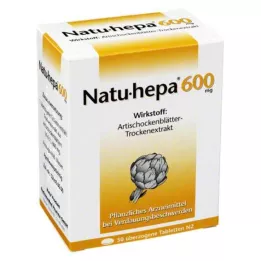 NATU HEPA 600 mg kaplı tabletler, 50 adet