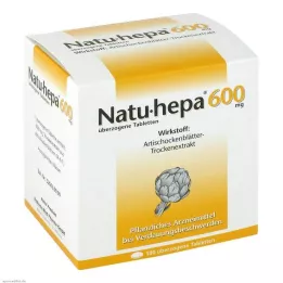NATU HEPA 600 mg kaplamalı tabletler, 100 adet