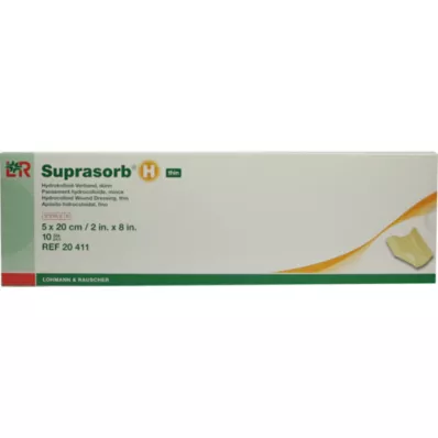 SUPRASORB H Hydrocoll.Fiil.ince 5x20 cm, 10 adet