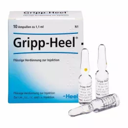 GRIPP-HEEL ampuller, 10 saat