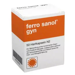 FERRO SANOL msr. kaplamalı peletler içeren gyn sert kapsüller, 50 adet