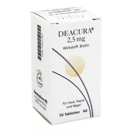 DEACURA 2.5 mg tablet, 50 saat