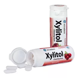 MIRADENT Xylitol Chewing Sakız Kızılcık, 30 ST
