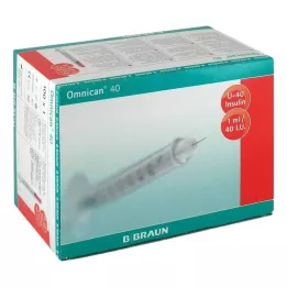 OMNICAN insülinsp.1 ml U40 M.KAN.0.30x8 mm Single, 100x1 ST