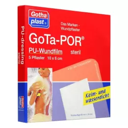 GOTA-POR PU Yara filmi 10x6 cm steril alçı, 5 adet