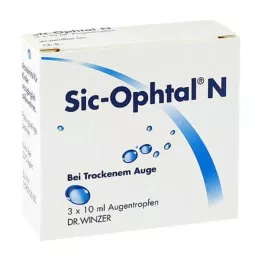 SIC OPHTAL N göz damlası, 3X10 ml