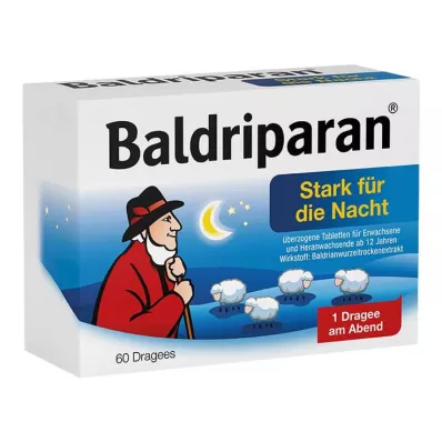 BALDRIPARAN Güçlü gece kaplamalı tabletler, 60 adet BALDRIPARAN Güçlü gece kaplamalı tabletler, 60 adet