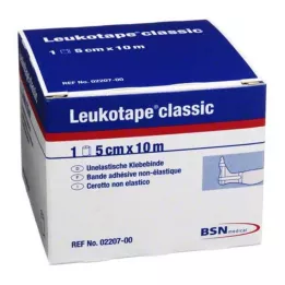 LEUKOTAPE Klasik 5 cmx10 m beyaz, 1 adet