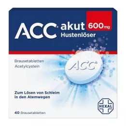 ACC akut 600 efervesan tablet, 40 adet