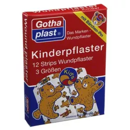 GOTHAPLAST Çocuk Alçı Şeritleri, 12 adet