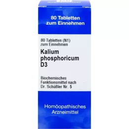 BIOCHEMIE 5 Kalium fosforikum D 3 tablet, 80 adet