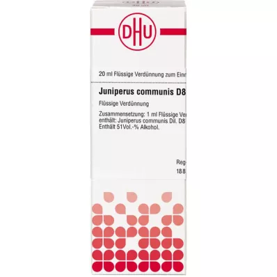 JUNIPERUS COMMUNIS D 8 Seyreltme, 20 ml