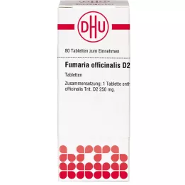 FUMARIA OFFICINALIS D 2 tablet, 80 adet