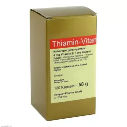 THIAMIN B1 vitamini kapsülleri, 120 adet