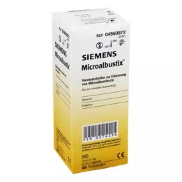 MICROALBUSTIX Görsel olarak değerlendirilebilen idrar test şeritleri, 25 adet