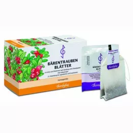 BÄRENTRAUBENBLÄTTER Filtre torbaları, 20X3 g
