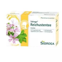 SIDROGA Kuru Öksürük Çay Filtre Poşetleri, 20X0,9 g