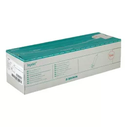 INJEKT Solo şırınga 5 ml LL merkez PVC-serbest, 100X5 ml