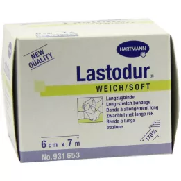 LASTODUR Yumuşak bandaj 6 cmx7 m, 1 adet
