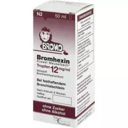 BROMHEXIN Krewel Meuselb.Damla 12mg/ml, 50 ml