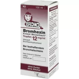 BROMHEXIN Krewel Meuselb.Damla 12mg/ml, 100 ml