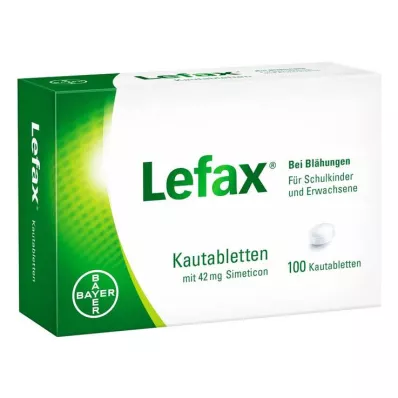 LEFAX Çiğnenebilir tabletler, 100 adet LEFAX Çiğnenebilir tabletler, 100 adet