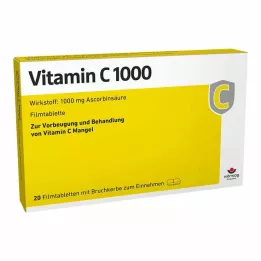 VITAMIN C 1000 film kaplı tablet, 20 adet