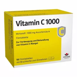 VITAMIN C 1000 film kaplı tablet, 50 adet