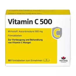 VITAMIN C 500 film kaplı tablet, 50 adet