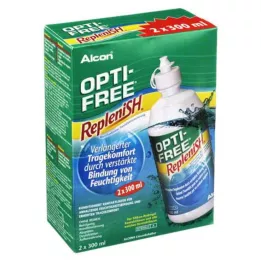 OPTI-FREE RepleniSH Çok Amaçlı Dezenfektan Solüsyonu, 2X300 ml