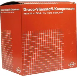 Nonwoven kompres 10x10 cm steril 4lü, 25x2 adet
