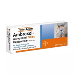 AMBROXOL-ratiopharm 60 mg öksürük balgam söktürücü tablet, 20 adet