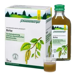 Huş ağacı sapı Schoenenberger, 3X200 ml