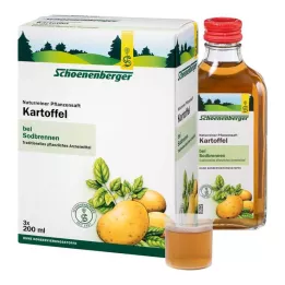 KARTOFFELSAFT Schoenenberger tıbbi bitki suları, 3X200 ml