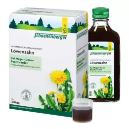 LÖWENZAHN SAFT Schoenenberger tıbbi bitki suları, 3X200 ml