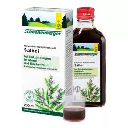 SALBEI SAFT Schoenenberger tıbbi bitki suları, 200 ml