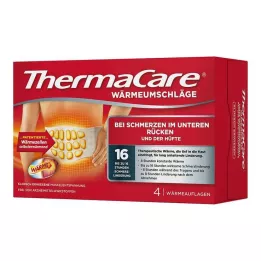 THERMACARE Ağrı kesici sırt sargıları S-XL , 4 parça