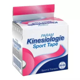 KINESIOLOGIE Spor Bant 5 cmx5 m pembe, 1 adet