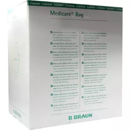 MEDICARE 90 cm hortum tahliyeli 2 l steril yatak torbası, 10 adet