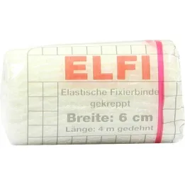 Dracoelfi elastik sabitleme bandajı 6cmx4m krepe çello, 1 adet