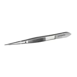 PINZETTE Kıymık uçlu paslanmaz çelik 13 cm, 1 adet