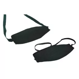 AUGENBINDE siyah lastik bantlı oval, 1 parça
