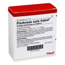 PANKREAS SUIS Injeel ampuller, 10 adet