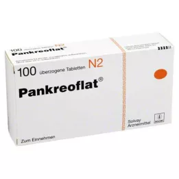 PANKREOFLAT kaplamalı tabletler, 100 adet