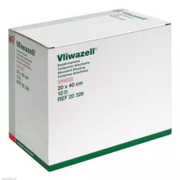 VLIWAZELL Emici kompresler steril 20x40 cm, 12 adet