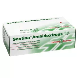 SENTINA Ambidextrous Unters.Hands.Powderfree beden M, 100 adet