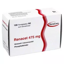 RENACET 475 mg film kaplı tabletler, 100 adet