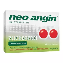 NEO-ANGIN Şekersiz boğaz pastili, 48 adet