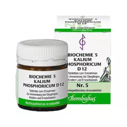BIOCHEMIE 5 Kalium phosphoricum D 12 tablet, 80 adet
